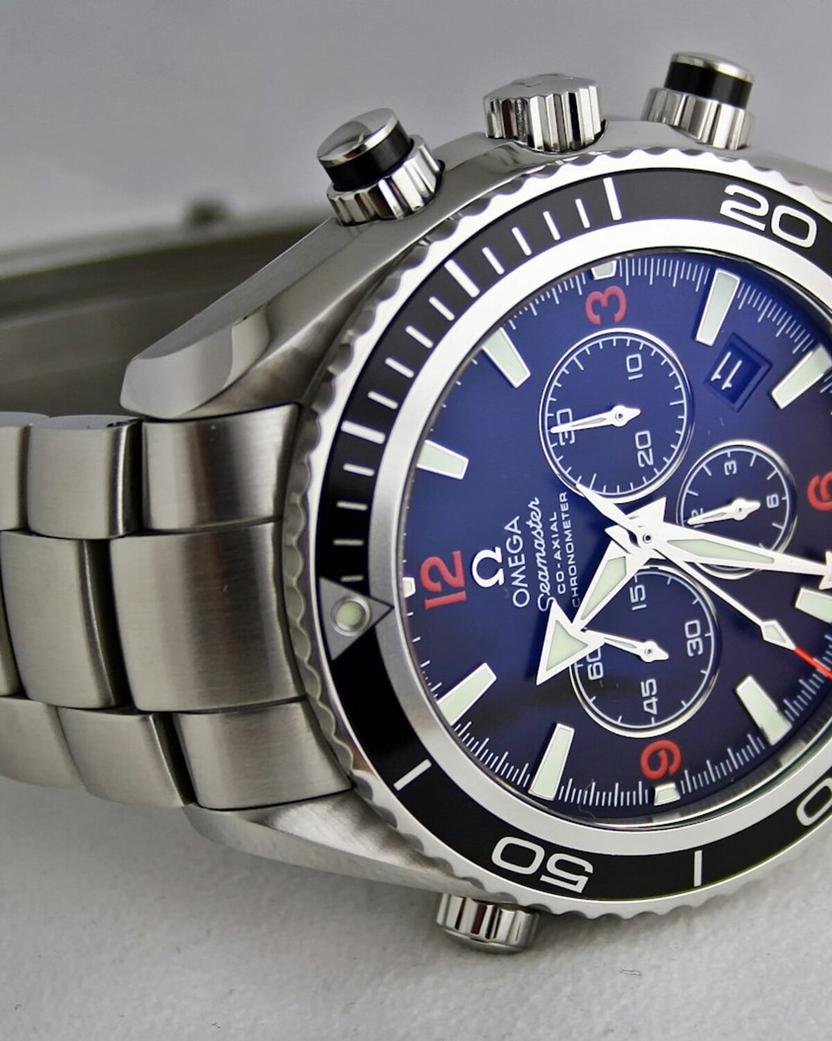 Abyssal Diver 42 — steel bracelet, blue dial
