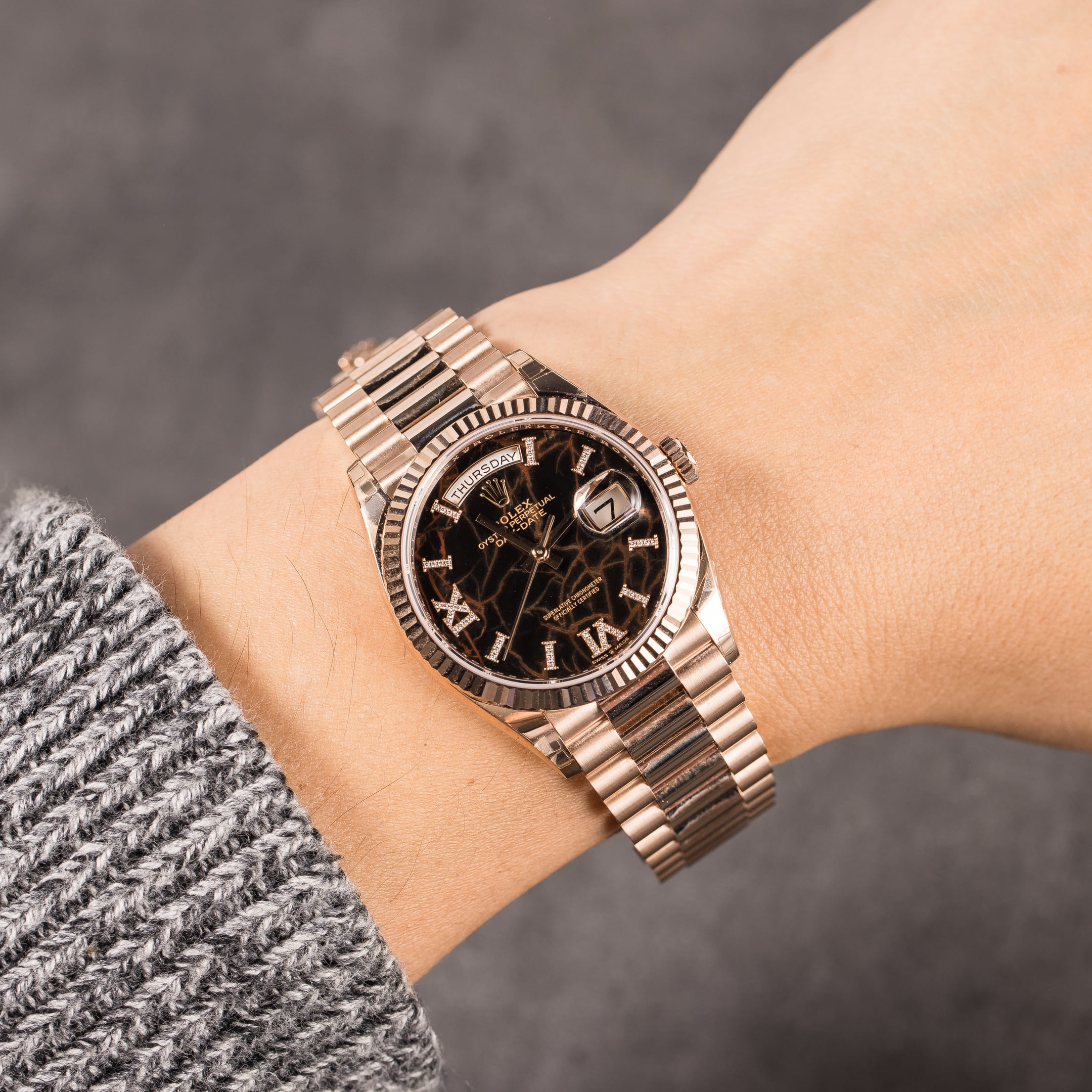 Rolex Day-Date 36 128235 — partner photography